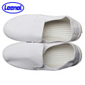 LN-1577104 ESD Canvas Shoes Antistatic White PVC Slipper Shoes